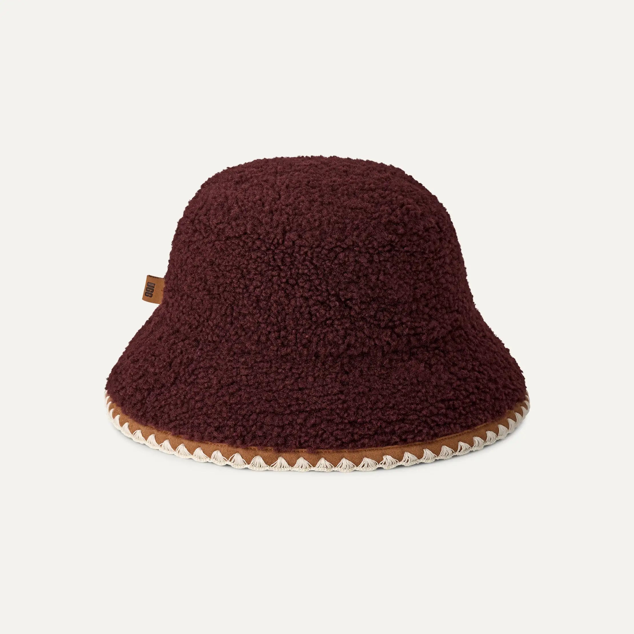 Women's UGGfluff Scalloped Hat - WILD GRAPE