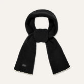 Women's UGGfluff Scalloped Scarf - BLACK