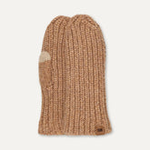 Women's Chunky Rib Mitten - CAMEL