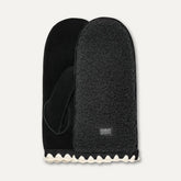 Women's UGGfluff Scalloped Mitten - BLACK
