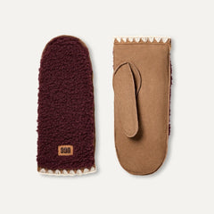 Women's UGGfluff Scalloped Mitten - WILD GRAPE