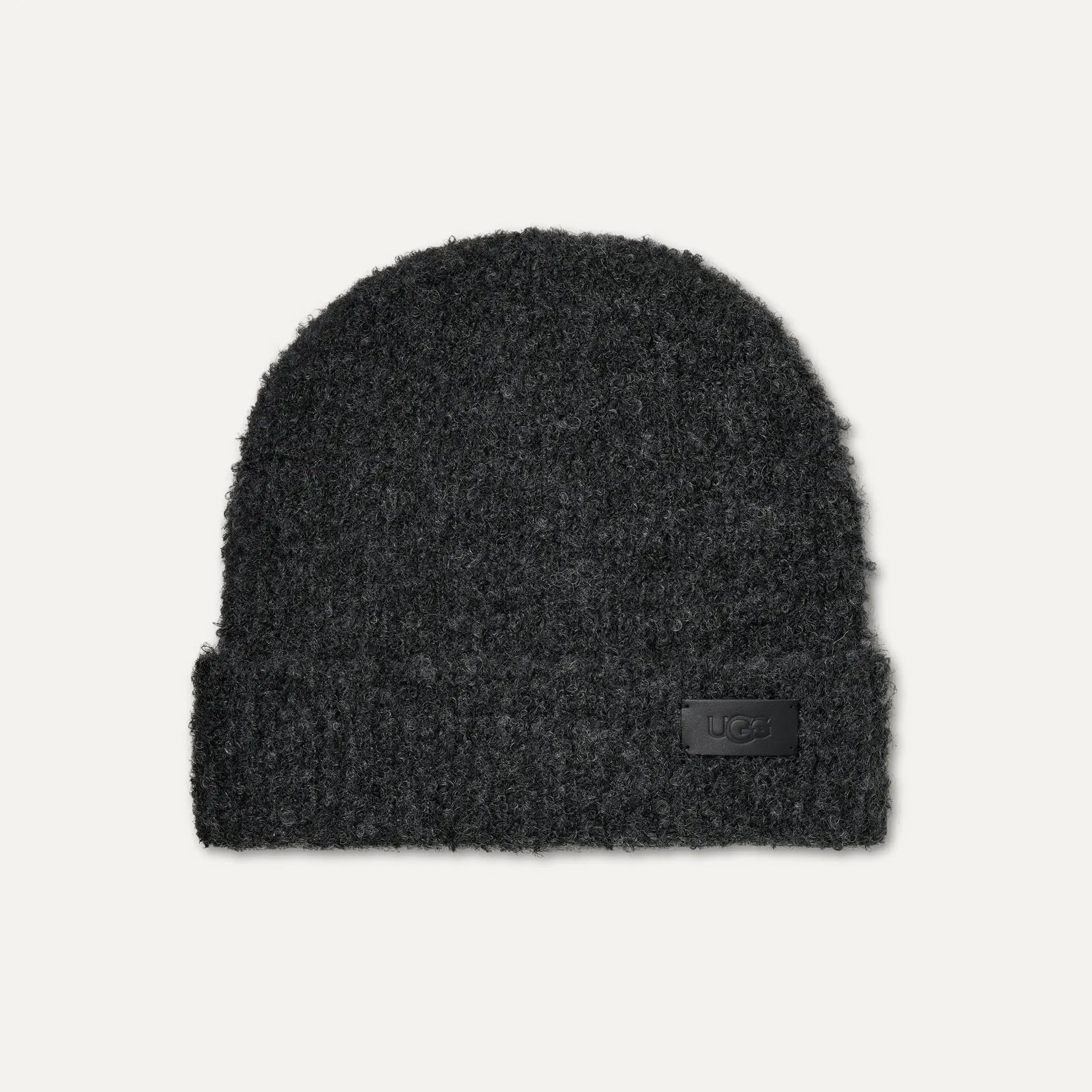 Men's Boucle Cuff Beanie - CHARCOAL HEATHER