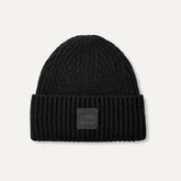 Men's Chunky Rib Beanie - BLACK