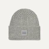 Men's Chunky Rib Beanie - COBBLE