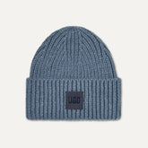 Men's Chunky Rib Beanie - EVE BLUE
