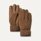 Men's UGGbraid Glove - LIGHT CHESTNUT