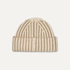Women's Chunky Rib Micro Beanie - CREAM MULTI