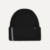 Women's Chunky Rib UGGbraid Beanie - BLACK