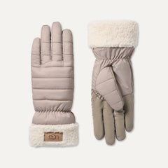 Women's AW UGGfluff Cuff Glove - OYSTER