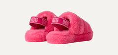 Kids' Fluff Yeah Slide - DEEP CORAL / SACHET PINK