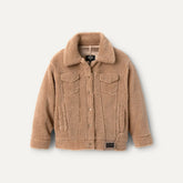 Women's Frankie Sherpa Trucker Jacket - CAMEL