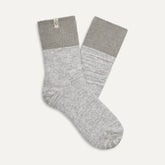 Women's Rib Knit Slouchy Quarter - SEAL