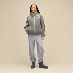 Women's Nikia Crochet UGGfluff Jacket - COBBLE