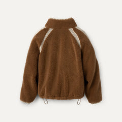 Women's Nikia Crochet UGGfluff Jacket - CHESTNUT
