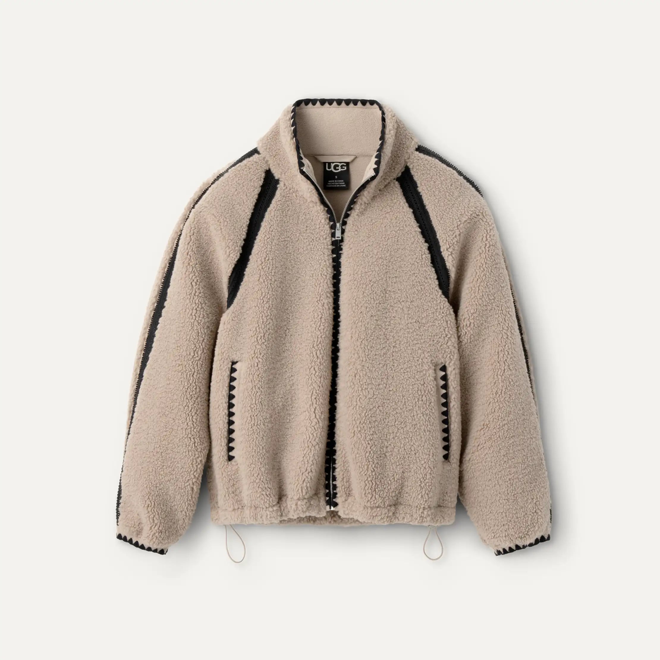 Women's Nikia Crochet UGGfluff Jacket - PUTTY