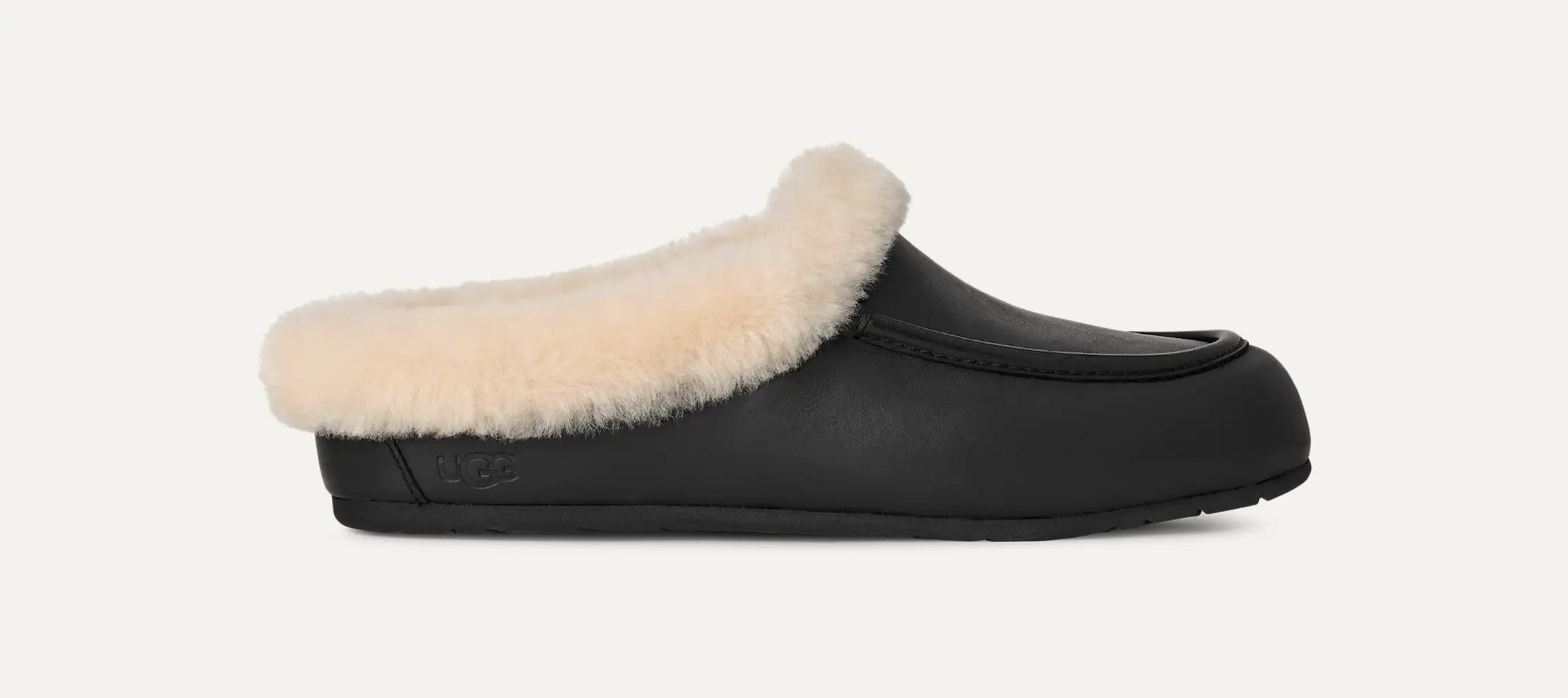 Women's Ansley Mule LTHR - BLACK