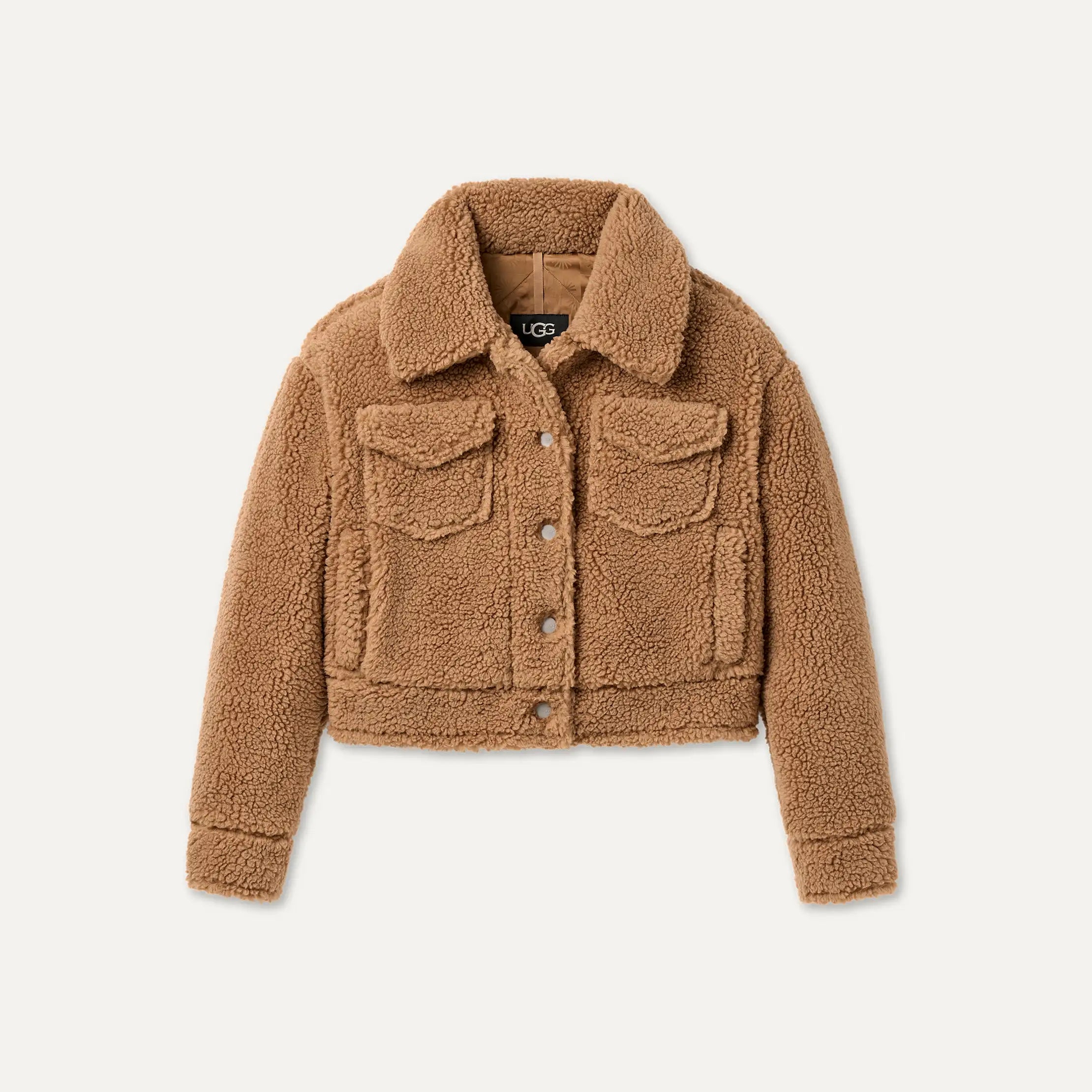 Women's Frankie Short Trucker Jacket - CHESTNUT