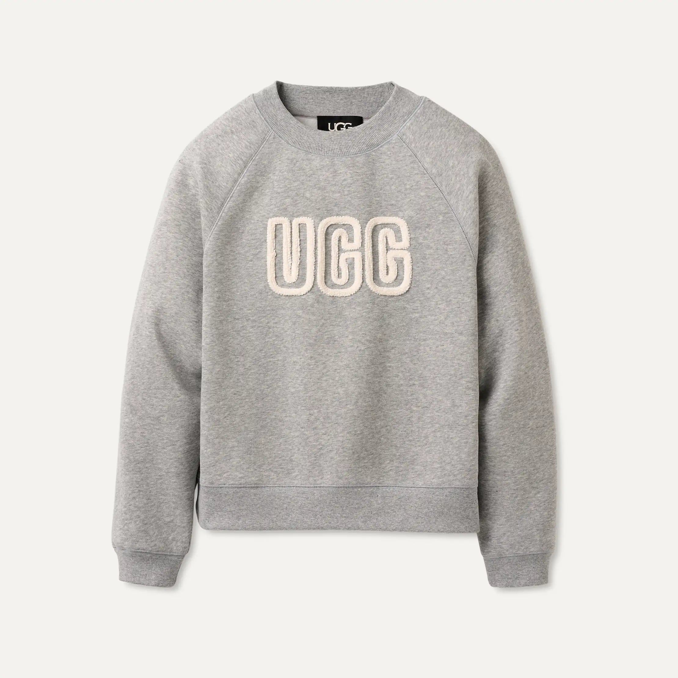 Women's UGG Logo Crewneck - GREY HEATHER