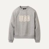 Women's UGG Logo Crewneck - GREY HEATHER