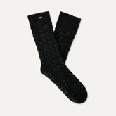 Women's Elowyn Cable Knit Fleece Lined - BLACK CONFETTI