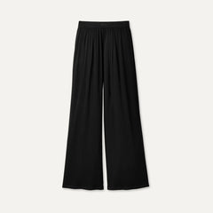 Women's Imogen Wide Leg Pant Rib - BLACK