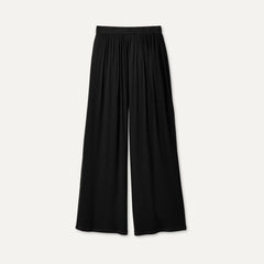 Women's Imogen Wide Leg Pant Rib - BLACK