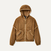Women's Mariella UGGfluff Zip Hoodie - CHESTNUT