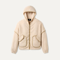 Women's Mariella UGGfluff Zip Hoodie - CREAM