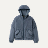 Women's Mariella UGGfluff Zip Hoodie - TAHOE BLUE