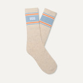 Women's Jedlyn Varsity Crew - NIMBUS HEATHER / CLEAR SAPPHIRE