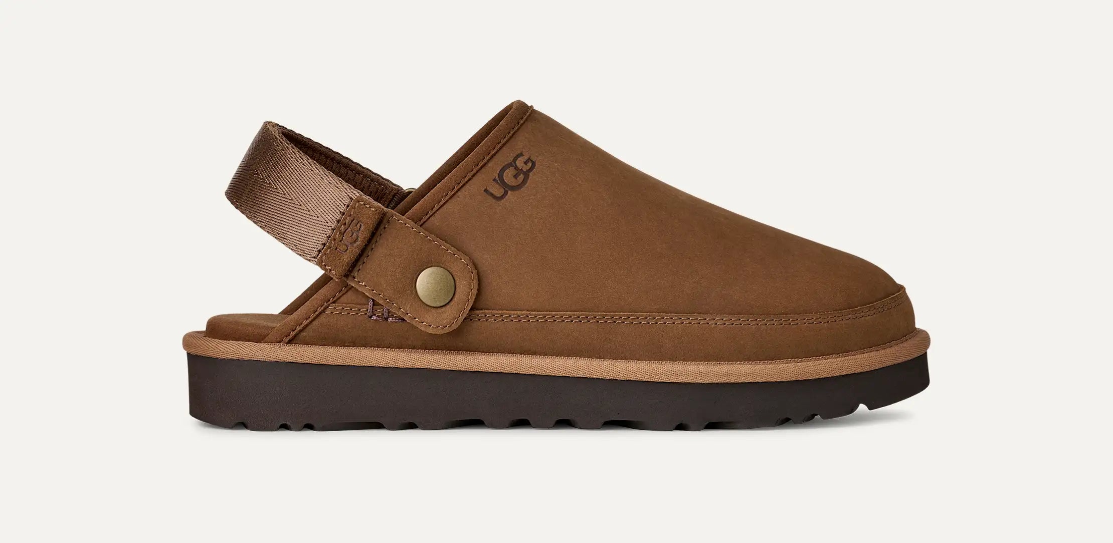 Men's Goldencoast Clog II Nubuck - DARK CHESTNUT