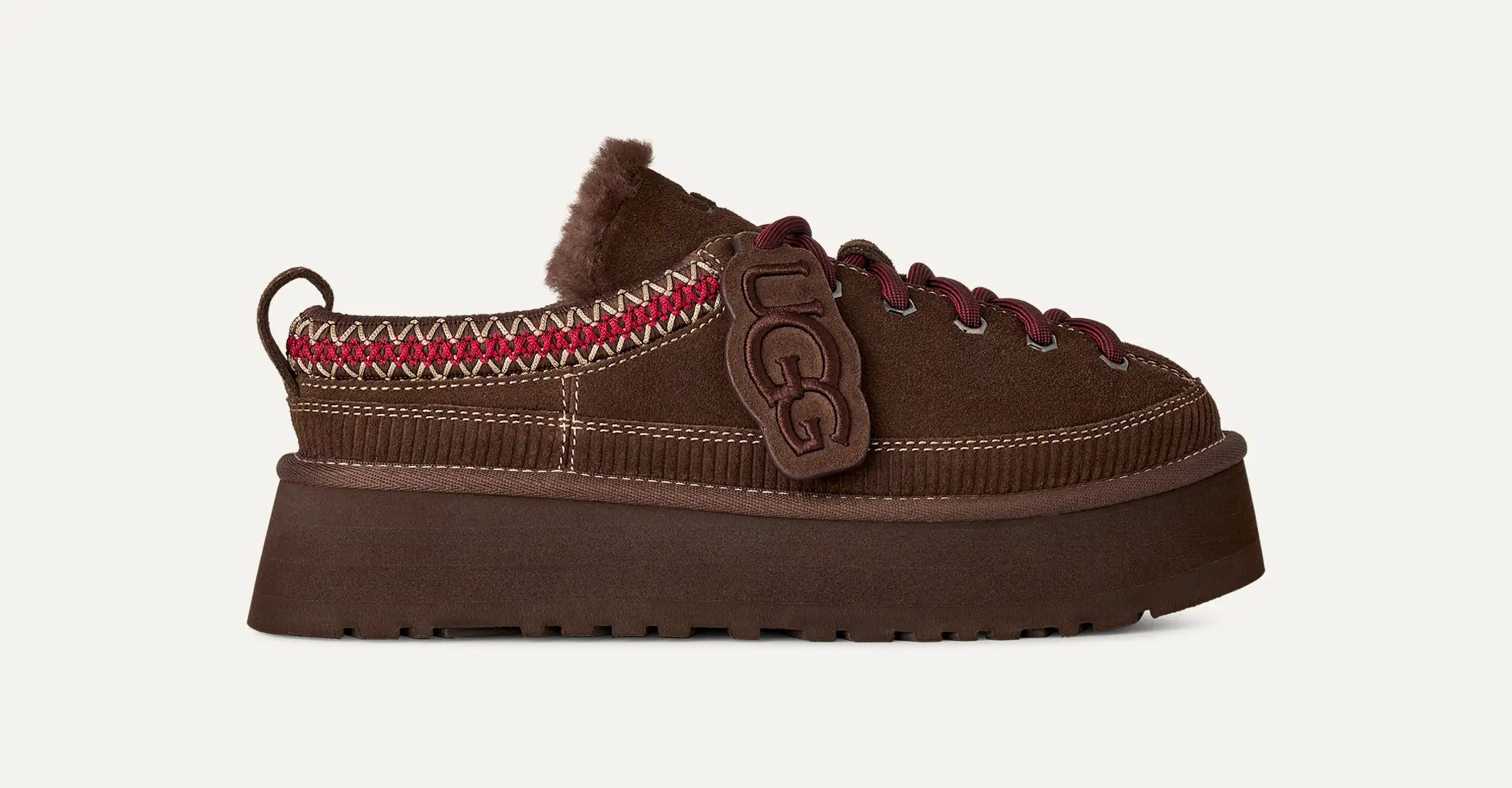 Women's Heritage Lace-Up Slipper - BURNT CEDAR