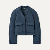 Women's Rina Button-Up Top - INDIGO HEATHER