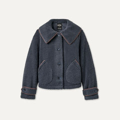 Women's Nikia Collared Jacket - EVE BLUE