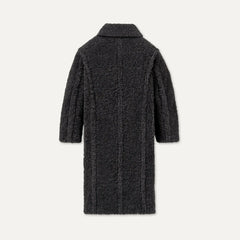 Women's Gertrude Long Teddy Coat II - INK