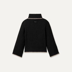 Women's Rylynn Turtleneck Sweater - BLACK