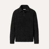 Men's Lendon Rugby Top - BLACK