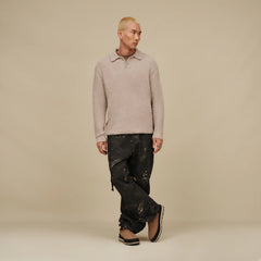 Men's Lendon Rugby Top - OYSTER