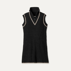 Women's Rylynn Quarter-Zip Dress - BLACK