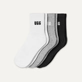 Women's Quinlin Logo Quarter 3 Pack - NIMBUS / GREY HEATHER / BLACK