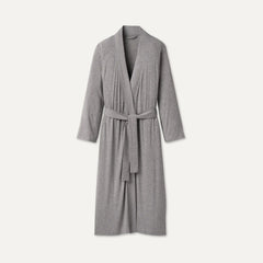 Women's Myra Rib Robe - GREY HEATHER