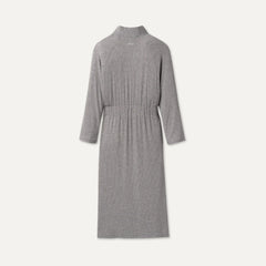 Women's Myra Rib Robe - GREY HEATHER