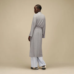 Women's Myra Rib Robe - GREY HEATHER