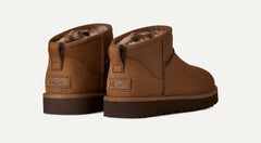 Women's Classic Ultra Mini Nubuck - DARK CHESTNUT