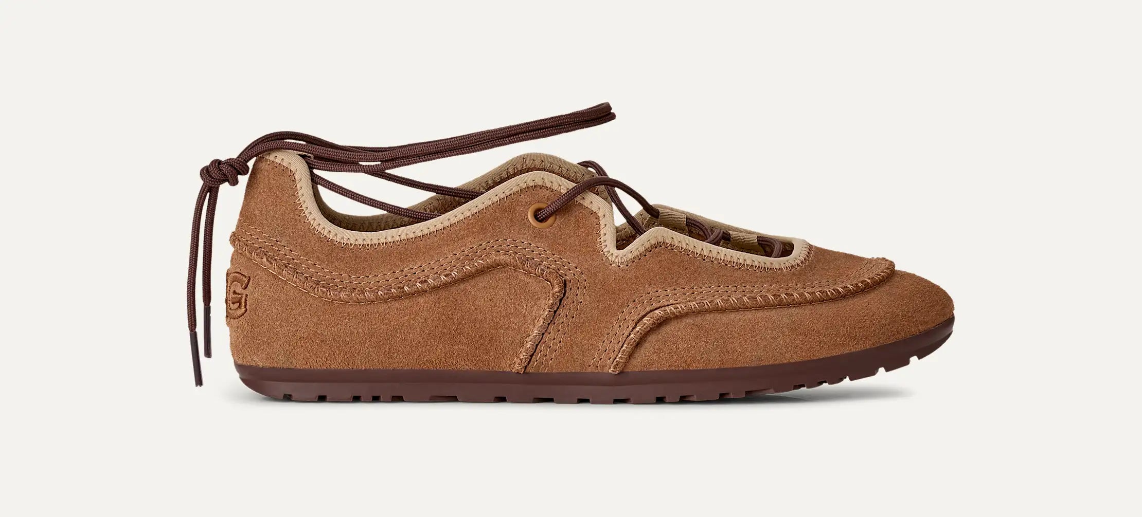 Women's Quill Ballet Sneaker - CHESTNUT / SAND