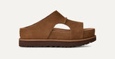Women's Goldenstar Hi Cutout Slide - DARK CHESTNUT
