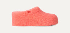 Women's Enwrap Fluffed Clog - ORANGE GERBERA