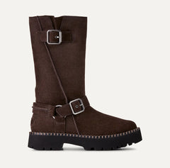 Women's Uptowner Biker Boot - DUSTED COCOA