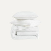 Home Devon Comforter Set King - BRIGHT WHITE TEXTURE STRIPE