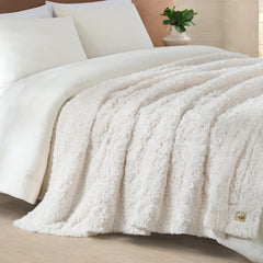 Home Adalee XL Throw 90"x92" - NATURAL